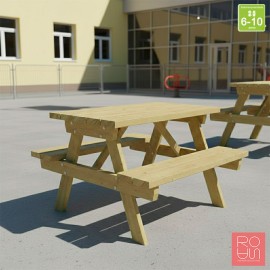 Taula de Pícnic Infantil Turín Junior | Especial Primària (6-10 anys)